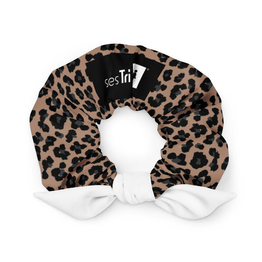 Recycled Scrunchie Leopard