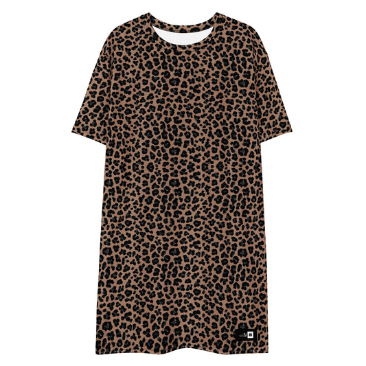 T-shirt dress Leopard