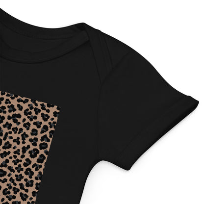 Organic Cotton Baby Bodysuit Leopard