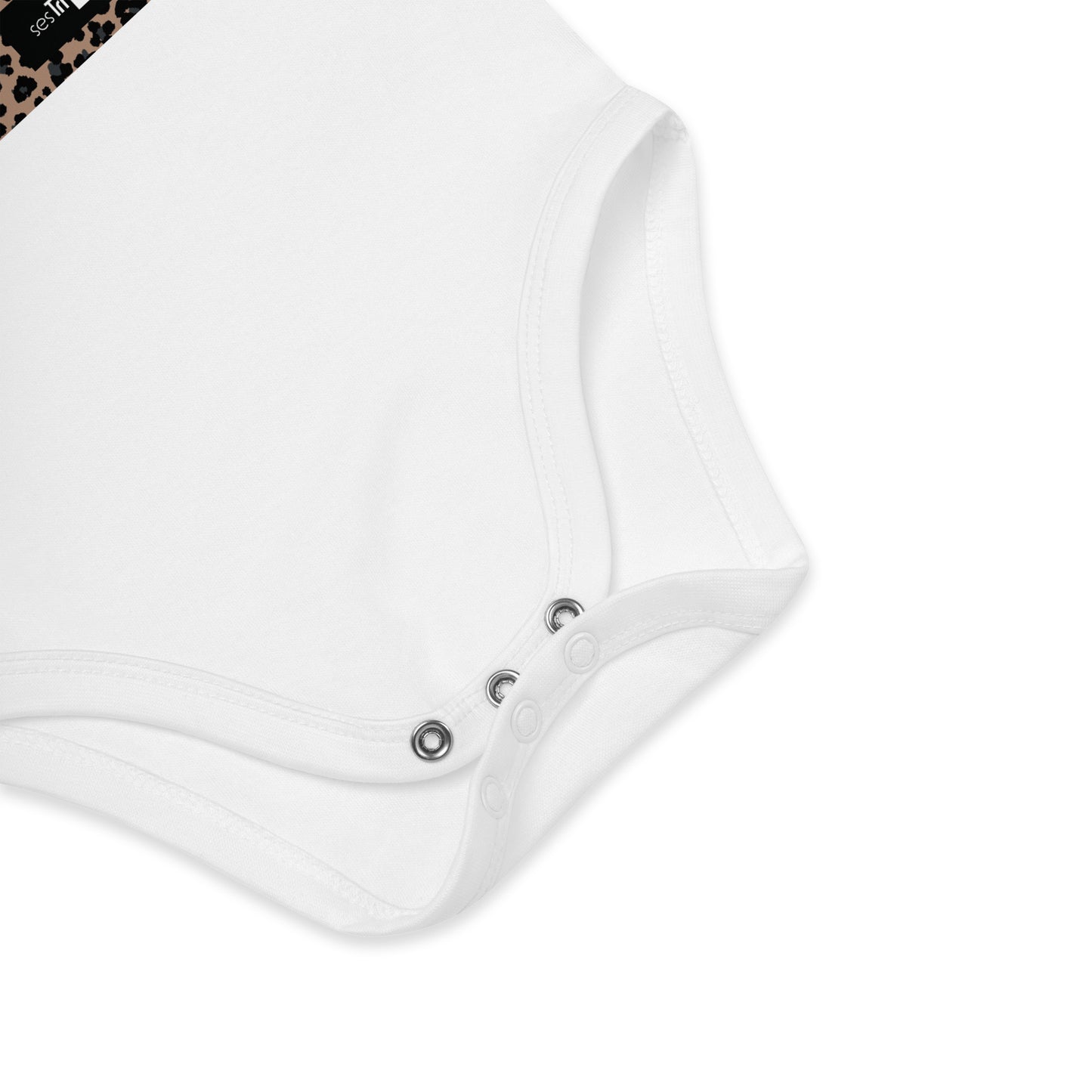 Organic Cotton Baby Bodysuit Leopard