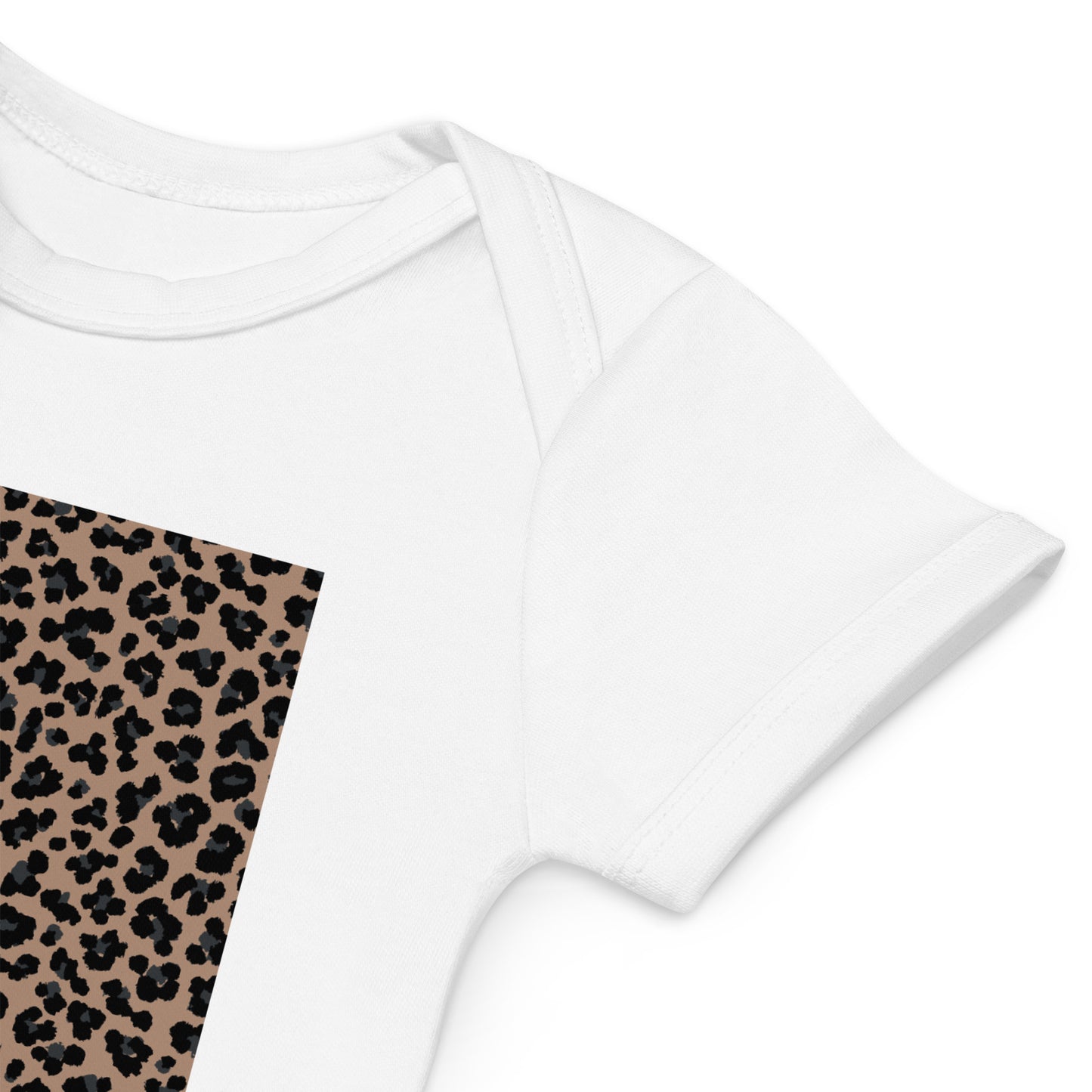 Organic Cotton Baby Bodysuit Leopard