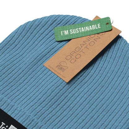 Organic ribbed beanie