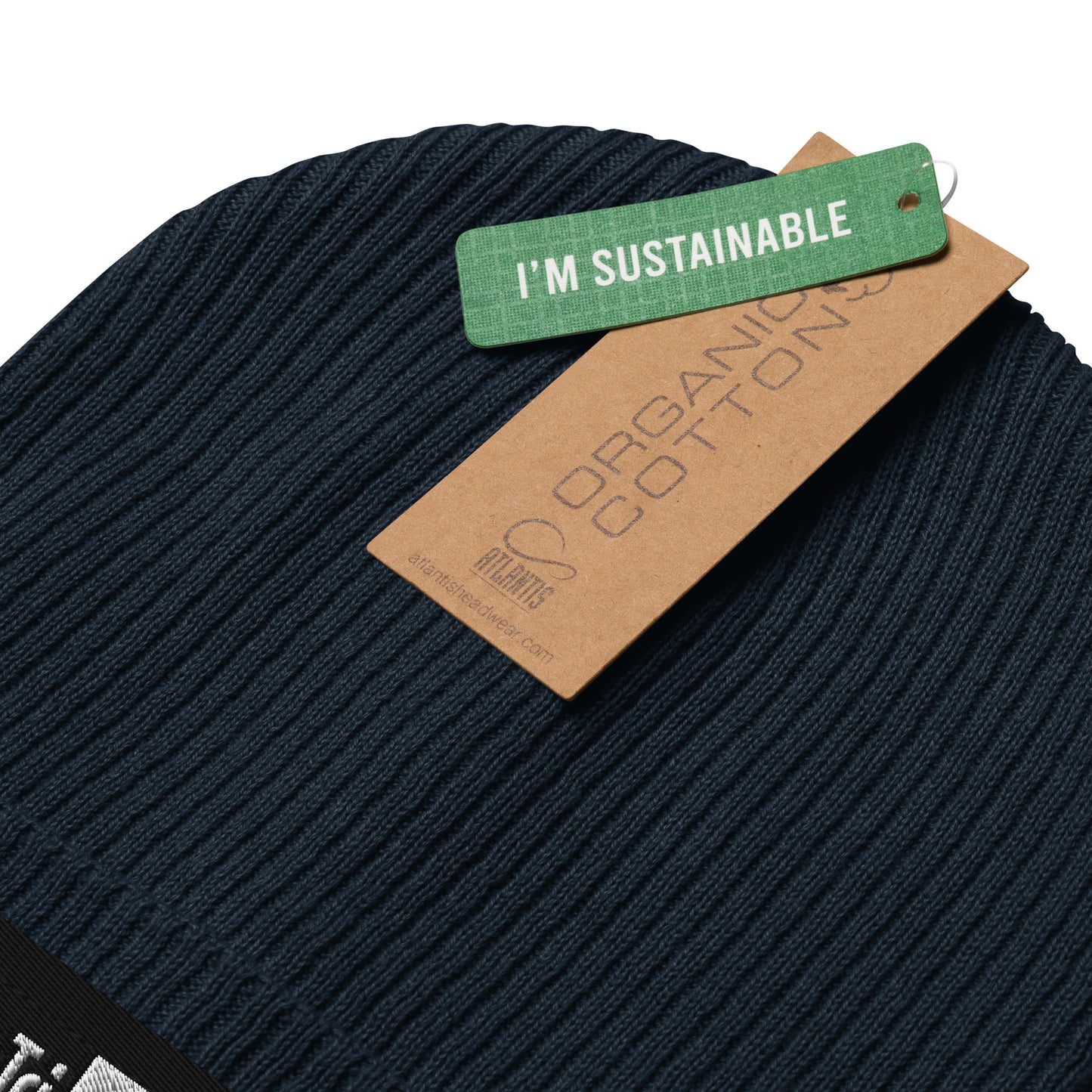 Organic ribbed beanie